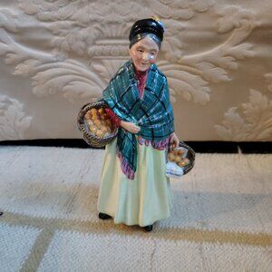 Vintage Mint Royal Doulton "The Orange Lady" Figurine